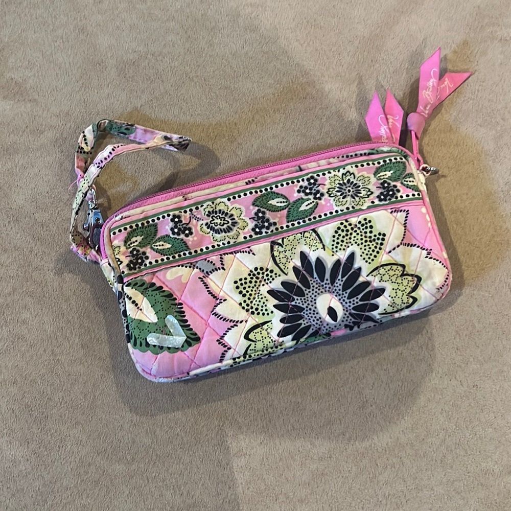 Vera Bradley Pink Wristlet